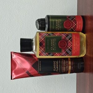 Bath & Body Works CLASSIC FLANNEL Men's Collection 3 Piece Body Care Set 2022-23